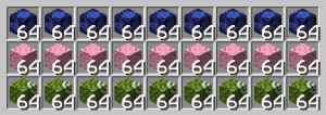 Glazed Terracotta Blue/Pink/Green