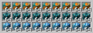 Glazed Terracotta Orange/Cyan/Light Blue